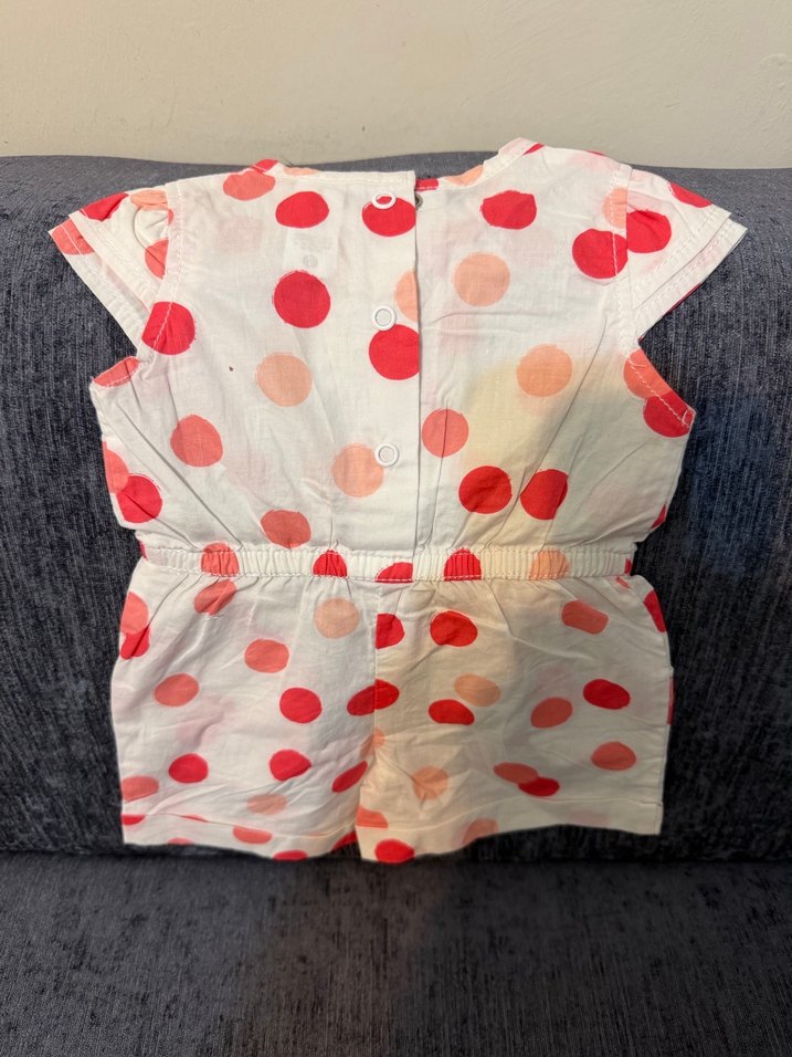 Kız bebek Puantiyeli Tulum - Görsel 5