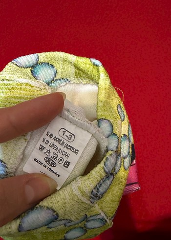 Renkli Baskılı Kız Çocuk Tayt - Görsel 3