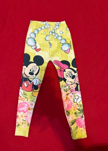 Renkli Baskılı Kız Çocuk Tayt - Görsel 2