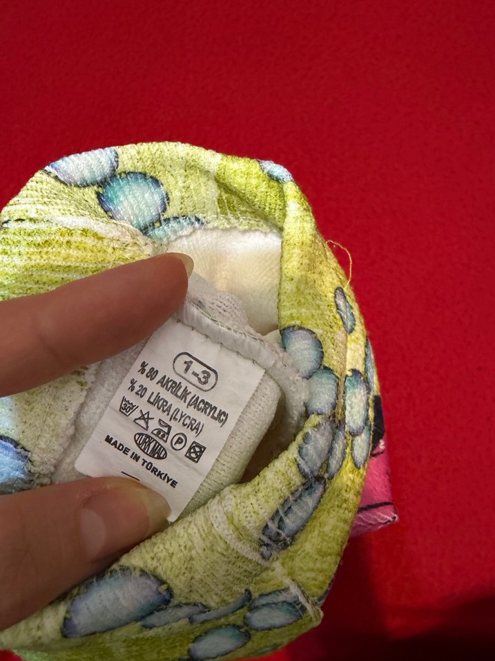 Renkli Baskılı Kız Çocuk Tayt - Görsel 3