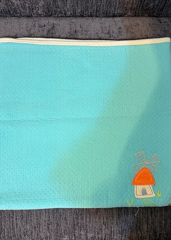 Mavi Baskılı Çocuk Battaniyesi - Görsel 5