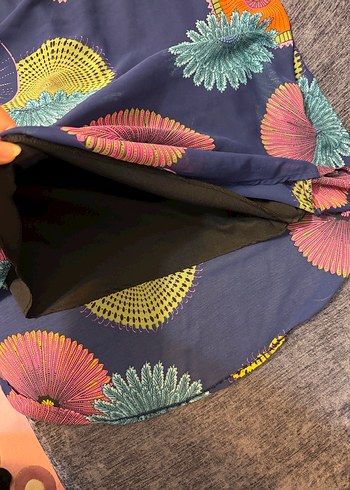 Kadın Renkli Uzun Bohem Elbise - Görsel 10