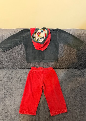 Kapüşonlu Erkek Bebek Takımı - Görsel 5