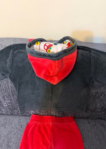 Kapüşonlu Erkek Bebek Takımı - Görsel 7