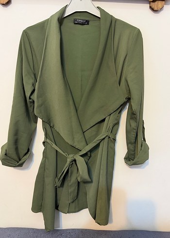 Kadın kuşaklı ceket - Görsel 5