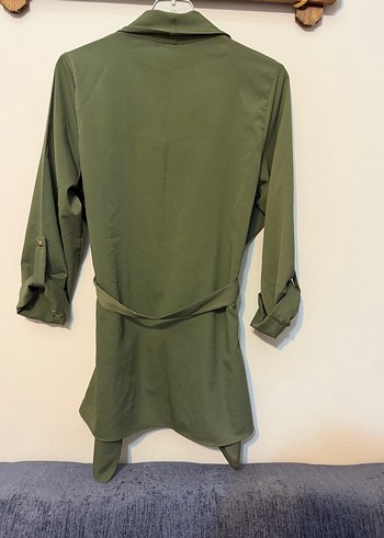 Kadın kuşaklı ceket - Görsel 7