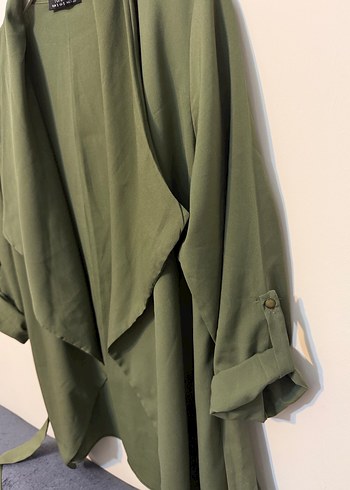 Kadın kuşaklı ceket - Görsel 3