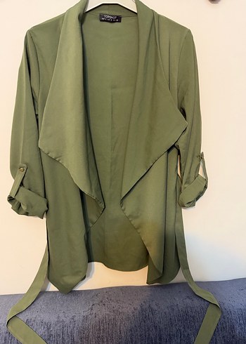 Kadın kuşaklı ceket - Görsel 2