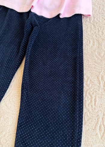 Pembe Uzun Kollu Bebek Kız pijama Takımı - Görsel 9