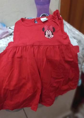 1 Yaş Beden Nakışlı Beyaz Bebek Kız Takımı Fırfırlı