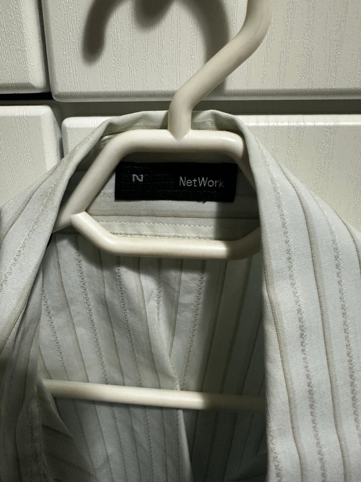 Düğmeli açık mavi Kısa Kollu Kadın Gömlek - Görsel 4