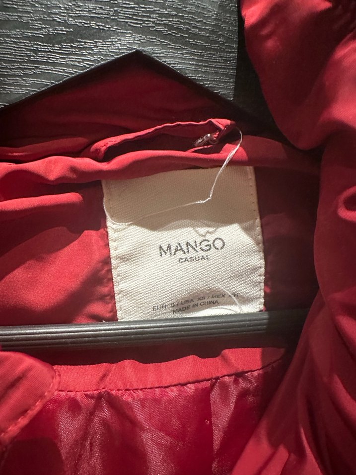 Kırmızı Fermuarlı Kadın Kışlık Ceket - Görsel 3