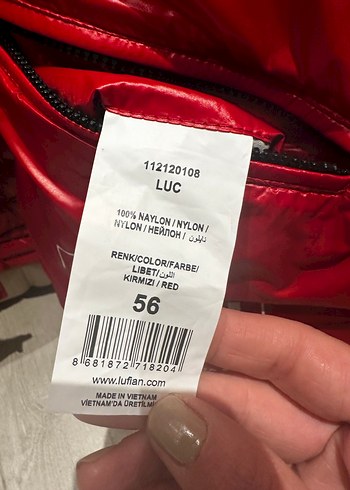 Parlak Kırmızı Fermuarlı Erkek Mont - Görsel 4