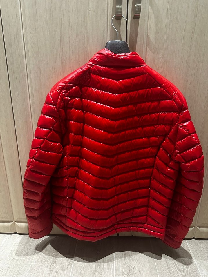 Parlak Kırmızı Fermuarlı Erkek Mont - Görsel 2