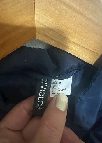 Dikişli Lacivert Kadın Ceket - Görsel 3