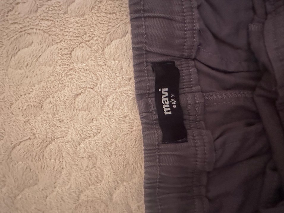 Erkek haki lastikli  Pantolon - Görsel 3