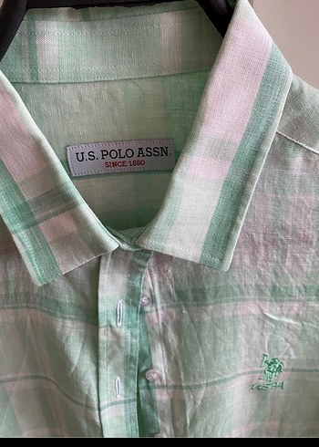 Yeşil Pamuklu Uzun Kollu Kadın Gömlek - Görsel 3