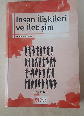 İnsan İlişkileri ve İletisim -Alim KAYA