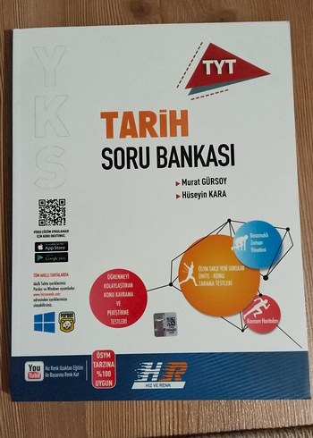 TYT Tarih Soru Bankası hız ve renk