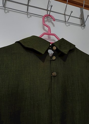 Siyah Uzun Kollu Drapeli Uzun Elbise - Görsel 2