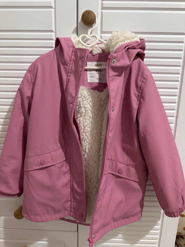 LCW Baby Pembe Kız Bebek Yağmurluk - Görsel 2