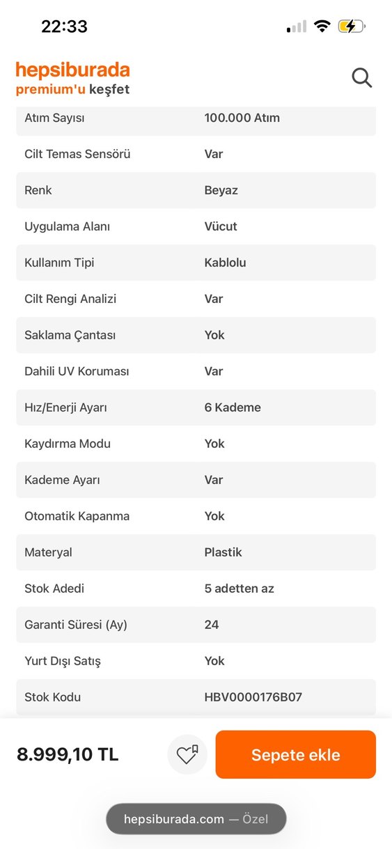 Medisana Beyaz Lazer Epilasyon Cihazı - Görsel 3