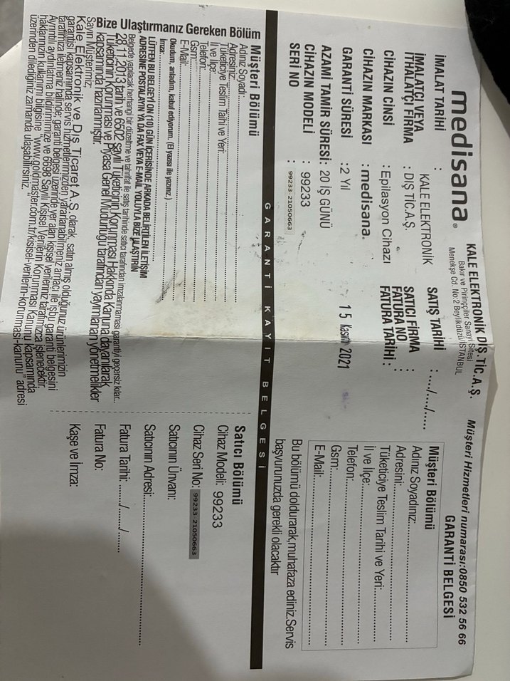 Medisana Beyaz Lazer Epilasyon Cihazı - Görsel 4