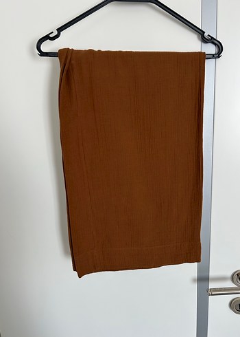 Diğer Kadın Camel Kemerli Keten Uzun Ceket Pantolon Takım