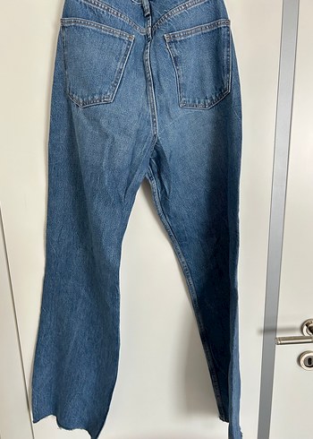 s Beden mavi Renk Mavi Regular Fit Midi Kadın Kot Pantolon