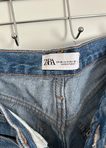 s Beden Mavi Regular Fit Midi Kadın Kot Pantolon
