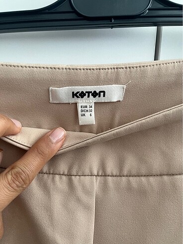 xs Beden Koton kumaş pantolon