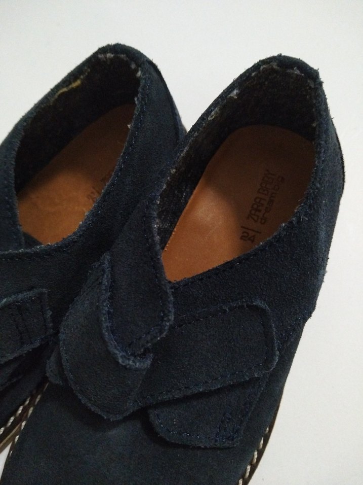 Erkek Çocuk Lacivert Süet Tokalı Ayakkabı - Görsel 4