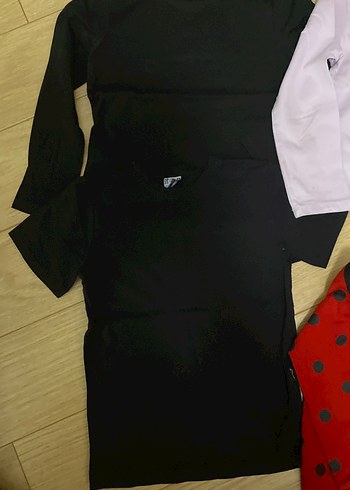 Kız Çocuk Kırmızı Uzun Kollu Triko Tişört - Görsel 5