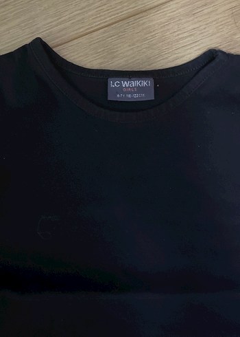 Kız Çocuk Kırmızı Uzun Kollu Triko Tişört - Görsel 6