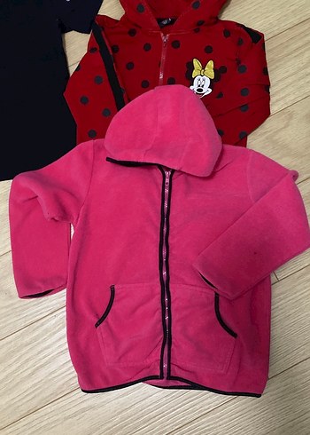 Kız Çocuk Kırmızı Uzun Kollu Triko Tişört - Görsel 7