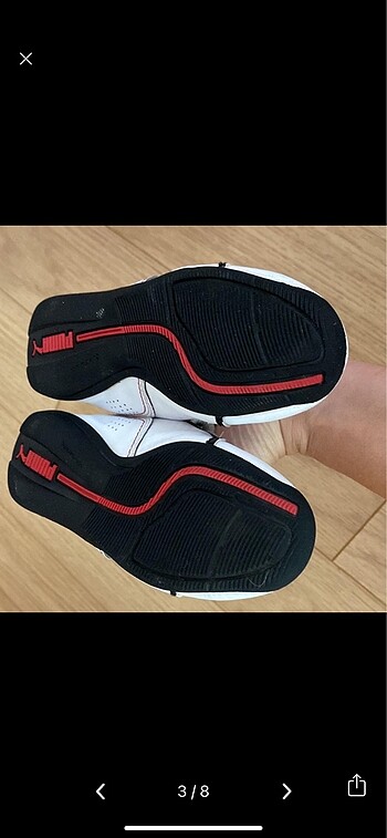 29 Beden beyaz Renk Puma ayakkabı