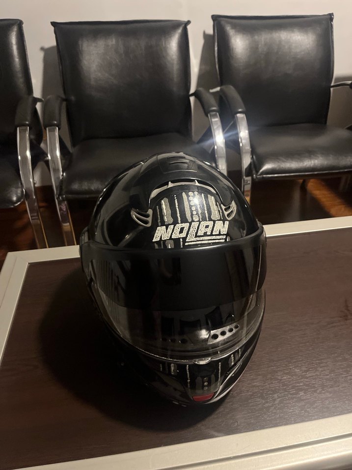 Siyah Nolan Motosiklet Kaskı - Görsel 5