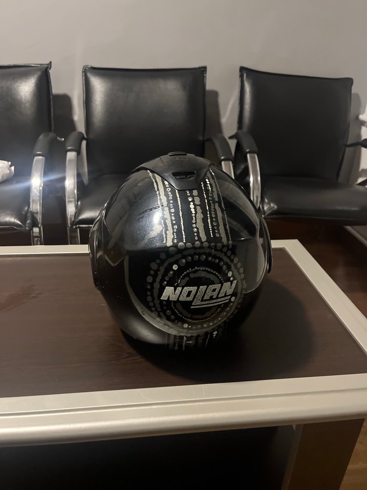 Siyah Nolan Motosiklet Kaskı - Görsel 3