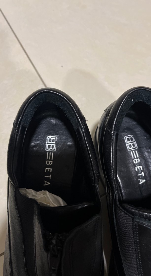 Siyah Fermuarlı Beta Kadın Ayakkabı - Görsel 2