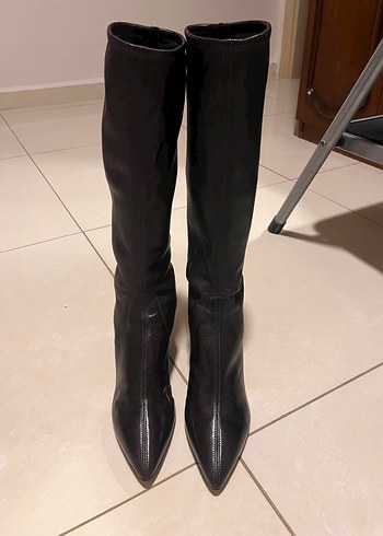 Sergio Rossi Kadın Kısa Topuklu Bot - Görsel 2