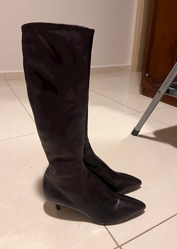 Sergio Rossi Kadın Kısa Topuklu Bot - Görsel 3