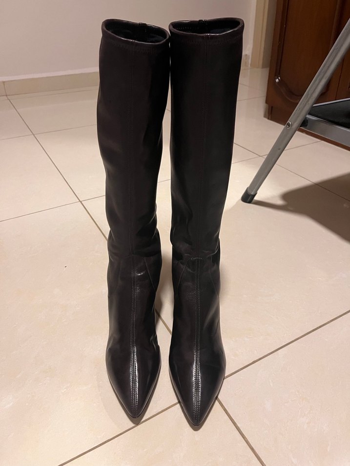 Sergio Rossi Kadın Kısa Topuklu Bot - Görsel 2