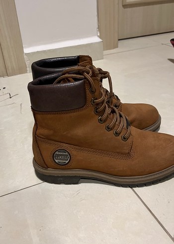 Kahverengi Süet Kadın Dolgu Topuk Bot - Görsel 2