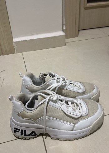 Beyaz Kadın Spor Ayakkabı - Görsel 2