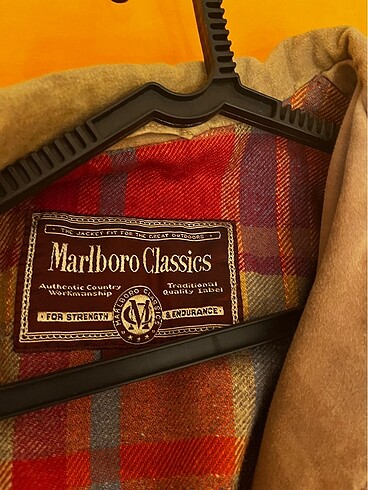 l Beden camel Renk Marlboro Classics Erkek Çeket