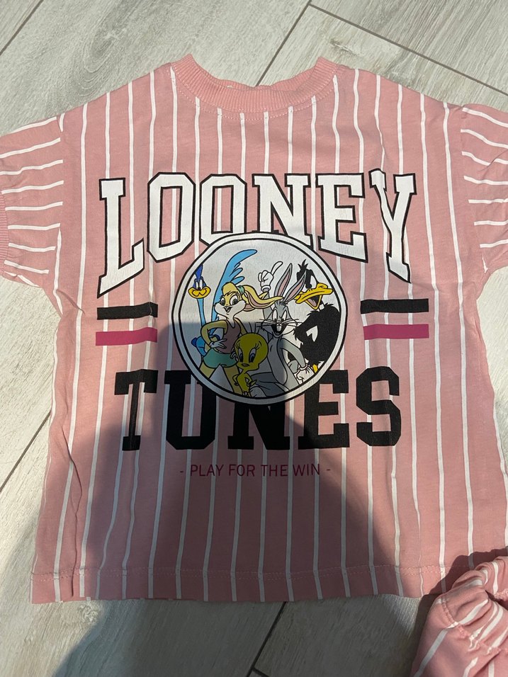 Kız Bebek Pembe Looney Tunes Takım - Görsel 2