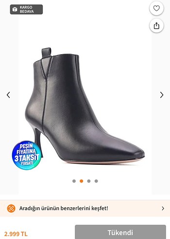 Nine West Bej Deri Topuklu Kadın Bot
