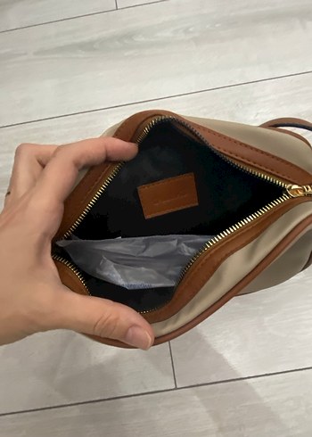 Bej Deri Kadın Çanta - Görsel 4