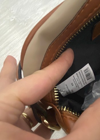 Bej Deri Kadın Çanta - Görsel 5