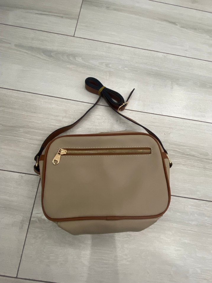 Bej Deri Kadın Çanta - Görsel 2